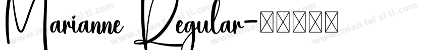 Marianne Regular字体转换